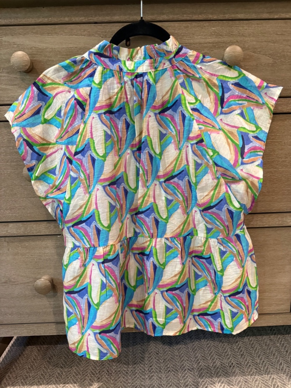 THML Multicolor Abstract Print Blouse - Picture 2 of 4